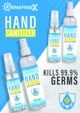 GERM X Hand Sanitizer (Bundle  5 2oz bottles